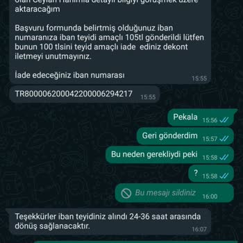 İşin Olsun İlanında IBAN Ve Kişisel Bilgileri İstediler