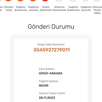 Aras Kargo Kargo Teslimatı Sorunu Ve İlgisiz Personel