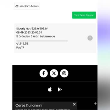 Merve Tekstil İade Parası Yatmadı