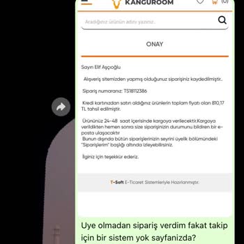 Kanguroom.com Ürün Hala Kargoya Verilmedi!