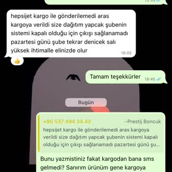 Kanguroom.com Ürün Hala Kargoya Verilmedi!