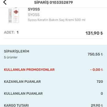 Watsons 300 TL Puan Yüklenmedi