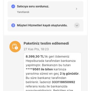 Hepsiburada Müşterisini Mağdur Ediyor.