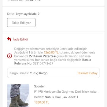 Trendyol Kusurlu Ürün Değişim İçin Versin İade Aldım Üstüne Zam Yaptılar