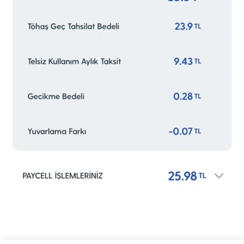 Turkcell Haksız TÖHAŞ Geç Ödeme Tahsilatı