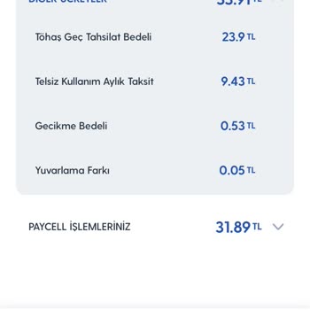 Turkcell Haksız TÖHAŞ Geç Ödeme Tahsilatı