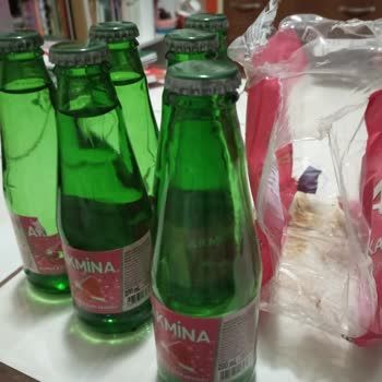 Akmina Maden Suyu Boş Şişe Çıktı