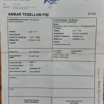 Latifa.com.tr Para İadesi Yapılmaması