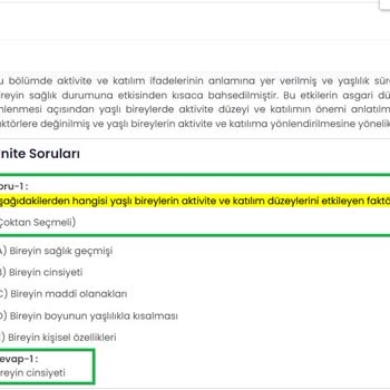 İstanbul Üniversitesi AUZEF Hatalı Soru ve Cevaplarla Yanıltıyor, Eğitim Materyali Hatalı Mı?