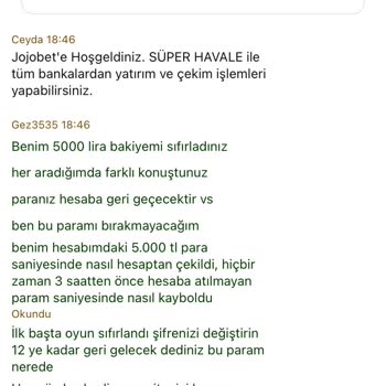 Jojobet Paramı Sıfırladı, Herkesi Aynı Yalanla Çarpıyor.