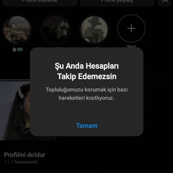 Instagram İhlal Etmediğim Halde İhlal Yazısı Geldi