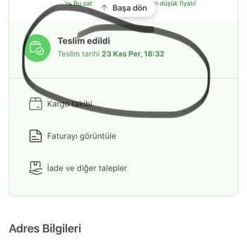 Hepsiburada İle Çalışan Kargomsende Ebebek Kargomu Kaybetti
