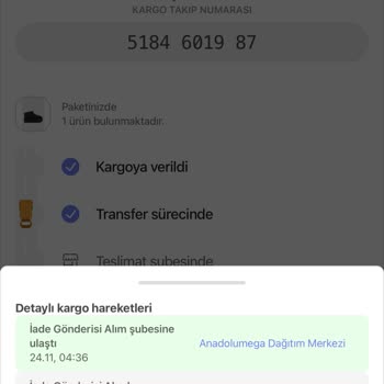 Hepsiburada Günlerdir Dağıtım Merkezinde Bekletilen İadem