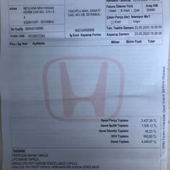 Honda Plaza Marmara Honda Servis Hüsranı: Güvensiz Yolculuk