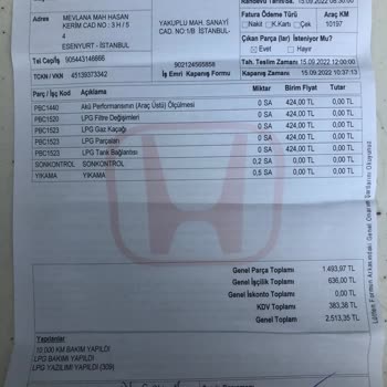 Honda Plaza Marmara Honda Servis Hüsranı: Güvensiz Yolculuk