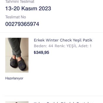 Penti Siparişlerimin Teslim Edilmemesi