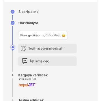 English Home Siparişin Teslim Edilmemesi