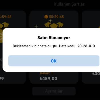Efootball Parası Satın Alınamıyor Hatası