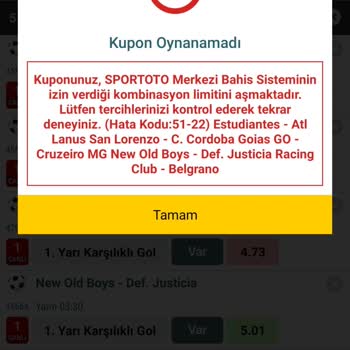 Nesine 51.18 Ve 51.22 Hata Kodu