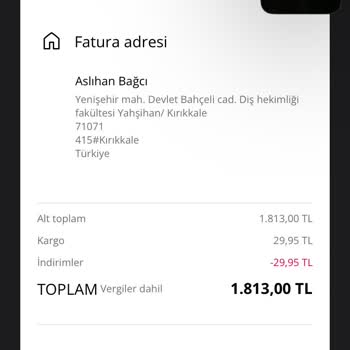 Stradivarius Satın Aldığım Ürünü Göndermeyip Fiyat Artışı Yapması