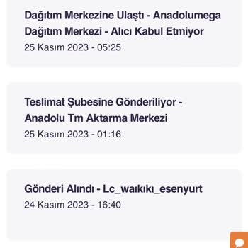 Hepsijet Benim Bilgim Dışında Alıcı Kabul Etmedi Yazamaz