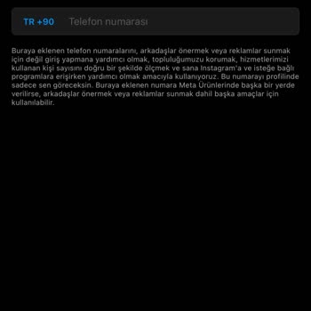 Instagram Cep Telefonu Numarama Kod Gelmiyor