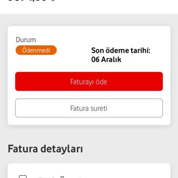 Vodafone Faturada İki Kez Yansıyan Ücret Şoku