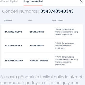 Aras Kargo Pişmanlığı Sorumsuzluğu Günlerdir Kargom Yolda Görüyor