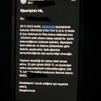 Media Markt Ürün Tedarik Sıkıntısı