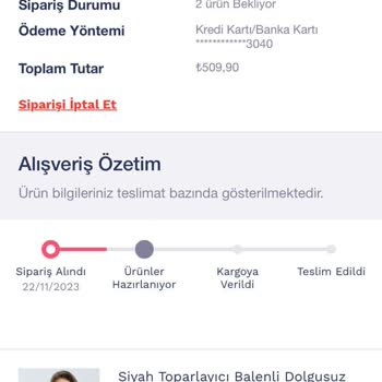 Penti Aldığım Ürün Hala Kargoya Verilmedi