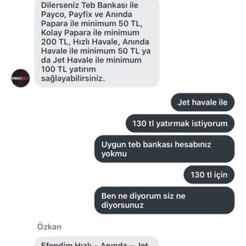 Privebet Müşteri Hizmetleri Sorunu