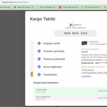 Yurtiçi Kargo Teslim Edilmediği Halde Teslim Edildi Görünen Kargom