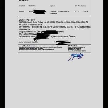 Fibabanka Banka Müşterisi İle İlgili Şikayet