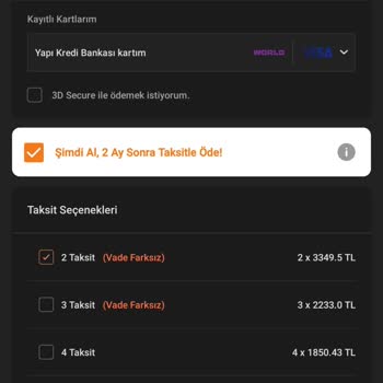 Trendyol Troy Kart Şimdi Al 2 Ay Sonra Öde