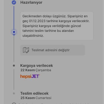 Hepsiburada Ürünüm Hala Daha Kargoya Verilmedi