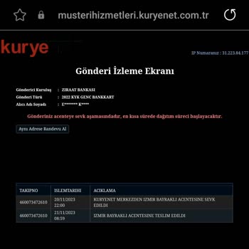 Kuryenet İzmir Kartımı 10 Gündür Dağıtıma Çıkaramadı.