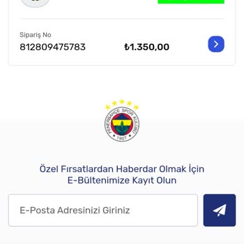 Fenerium.com Un 100. Yıl Formalarını Göndermemesi