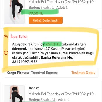 Trendyol İade Kargoda Bilgi Vermeden Para Kesiyor