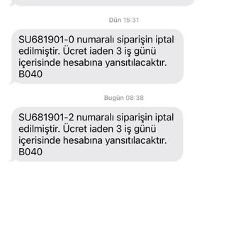 Sneaks Up İndirimden Alınan Ürünün İptali