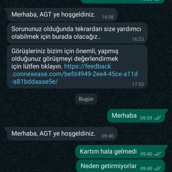 AGT Kurye (aynigunteslim.com) Kartım Nerede? Teslimat Sorunları Yaşıyorum!