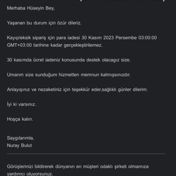 Amazonun Kargo Gecikmesi