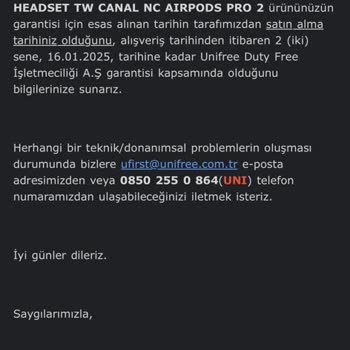 Unifree Duty Free Unifree TR Yanıltıcı Politika İle Spot, Garantisiz Ürün Satıyor!