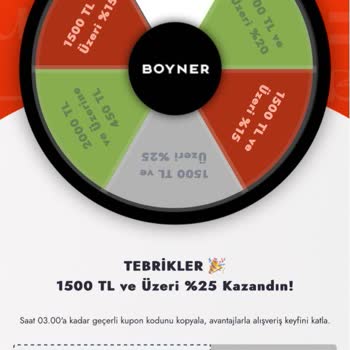 Boyner İndirim Çarkı İndirimleri Çalışmıyor