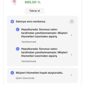 Sipariş Verdiğim Ürünün Gönderilmemesi KEY Kuaför