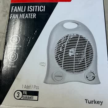 Luxell Fanlı Isıtıcı Aldığım İlk Gün Çalışırken Patladı