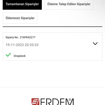 Erdem İç Giyim Ürünün Kargoda Kaybedilmesi Ve Müşteri Memnuniyetsizliği