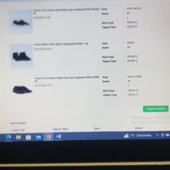 Letoon Sport 3 Ayakkabı Siparişim Eksik Geldi!