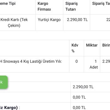 Lastiksa.com Lastikleri Göndermiyor.