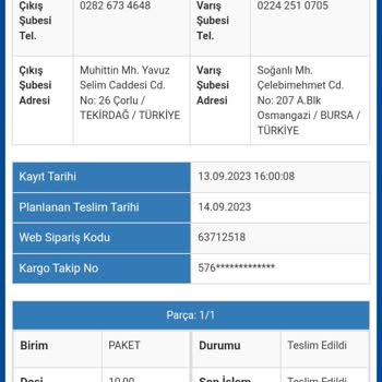 Sürat Kargo Kayıp Ürün Teslim Edildi Yazıyor