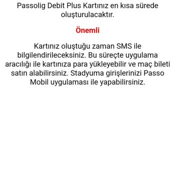 Passolig Kart İptal Etme